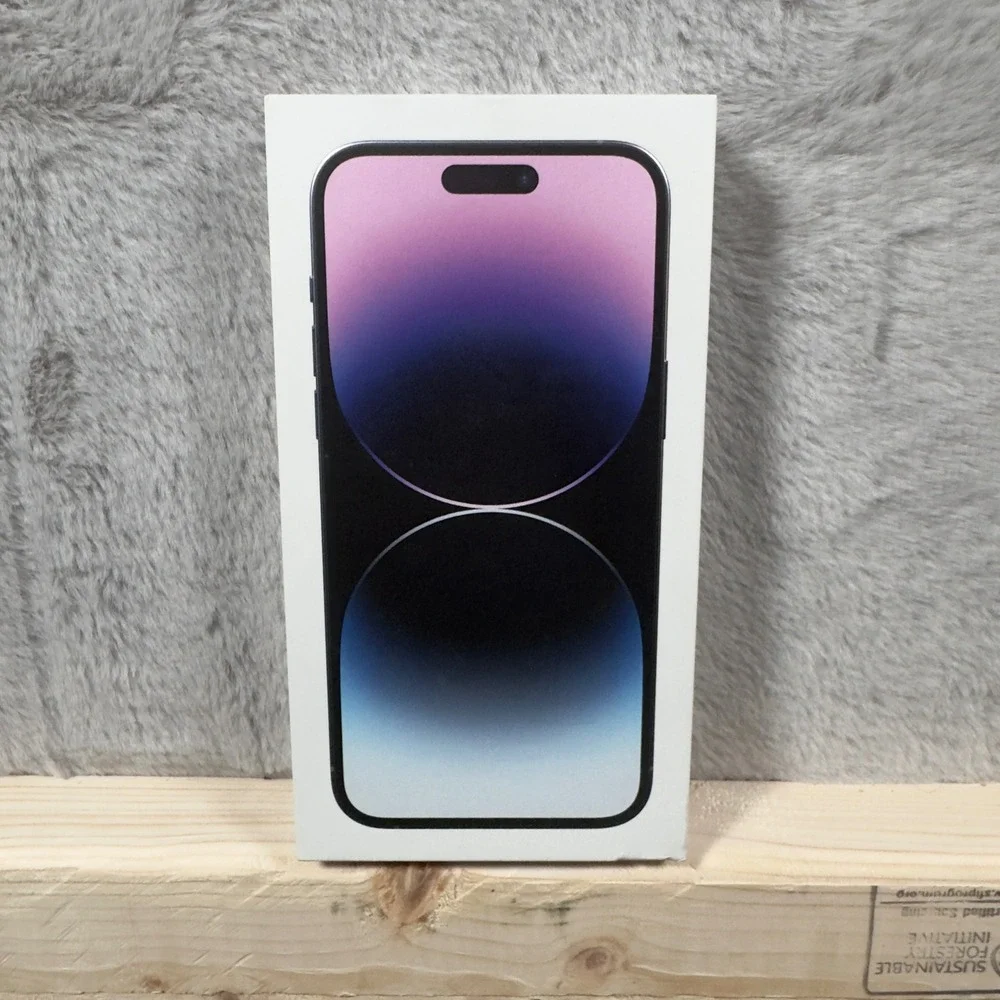 Apple iPhone 14‎ Pro Max 256GB Deep Purple Empty Retail Box MQ8W3LL/A